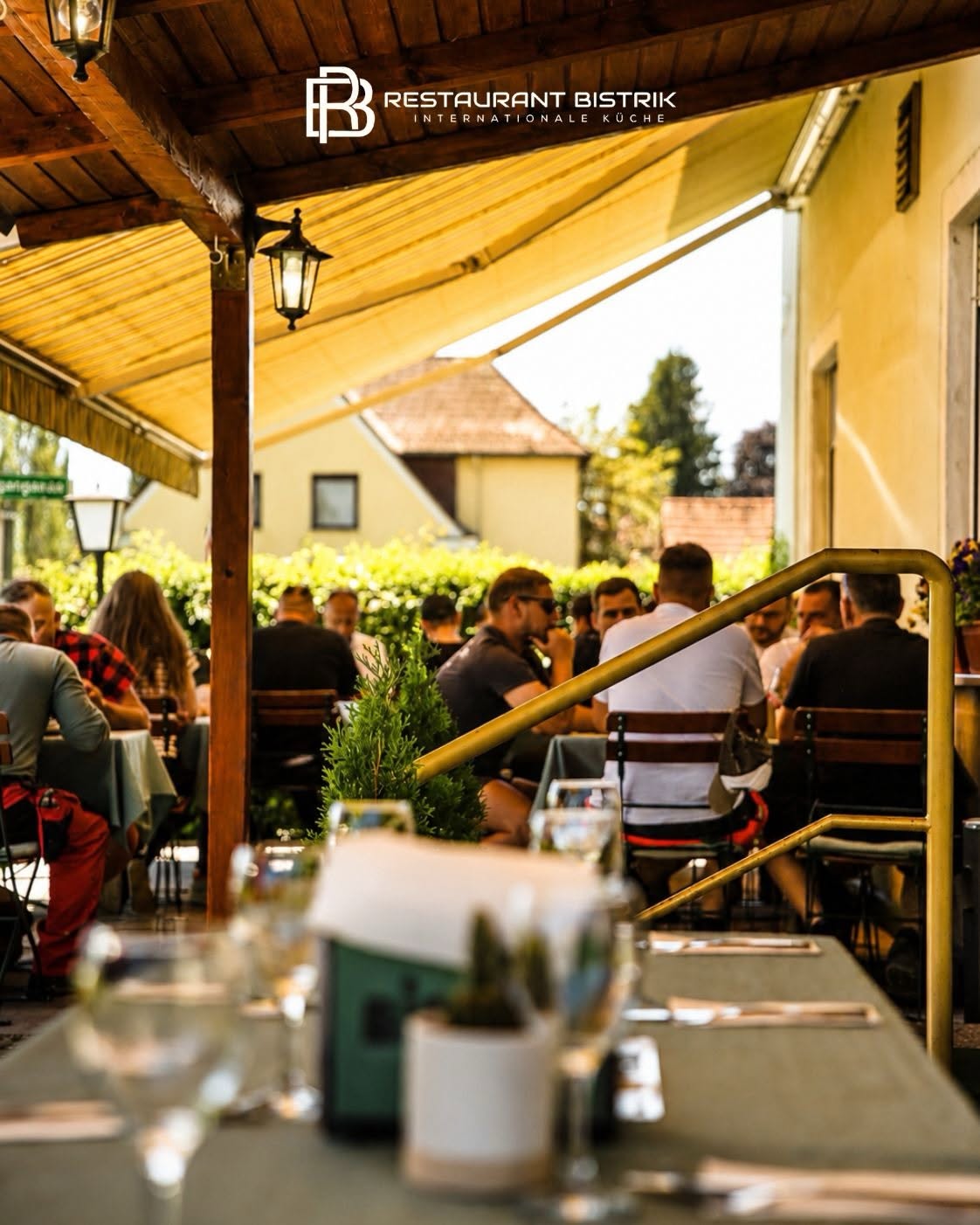 Terrasse des Restaurant Bistrik